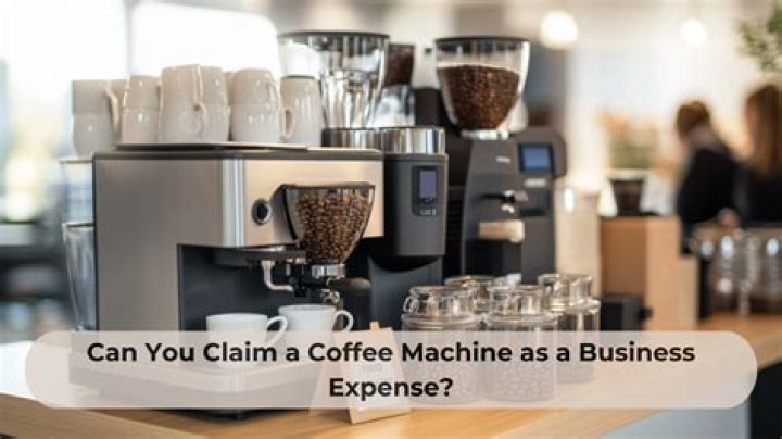 Can I claim coffee machine on tax?