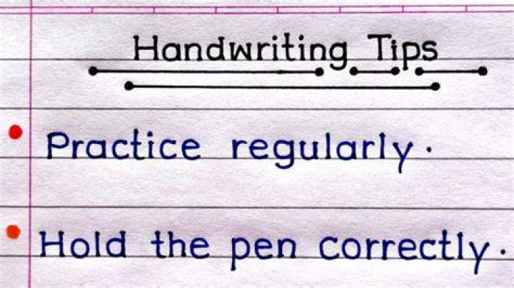 How can an adult improve handwriting?