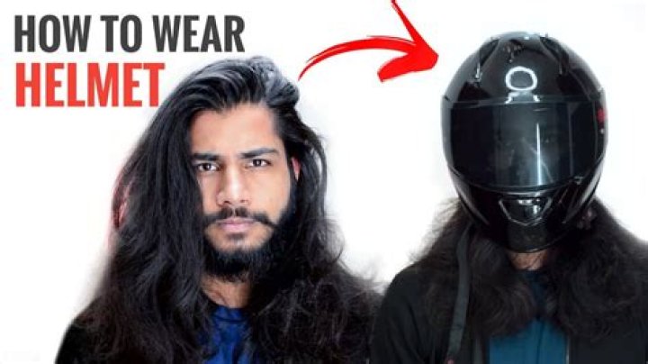 How can I protect my hair while wearing a helmet?