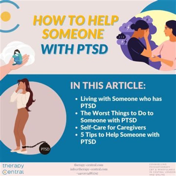 How can you help someone with PTSD?