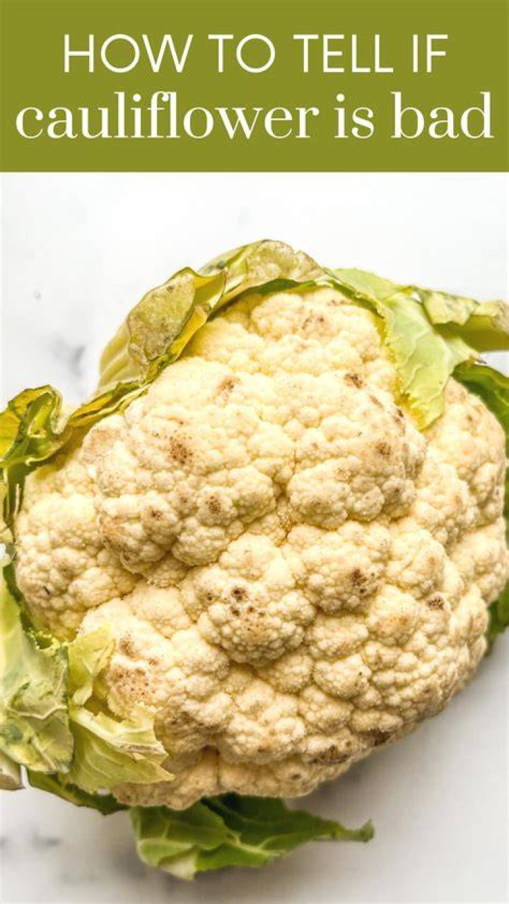 How can you tell if cauliflower has gone bad?