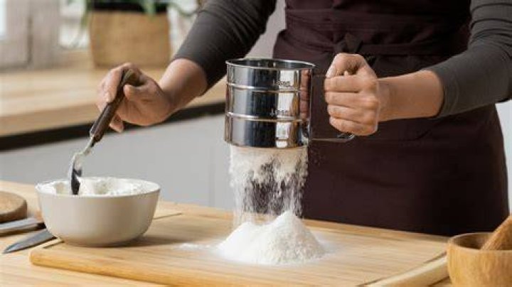 How many times do we need to sift flour?