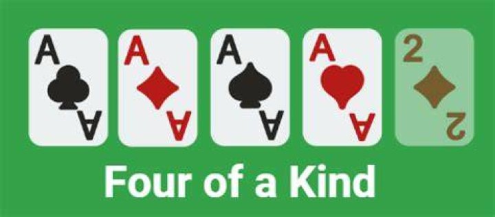 How rare is four of a kind?