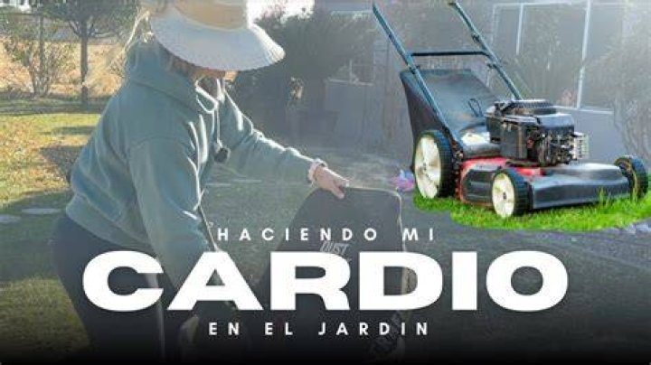 Is mowing the lawn considered cardio?