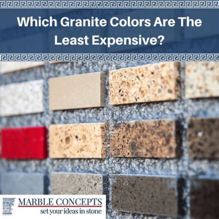 What color granite is most expensive?