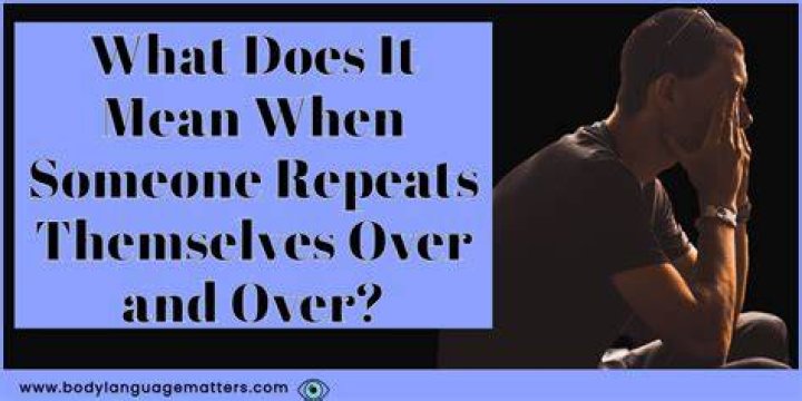 What does it mean when someone constantly talks to themselves?