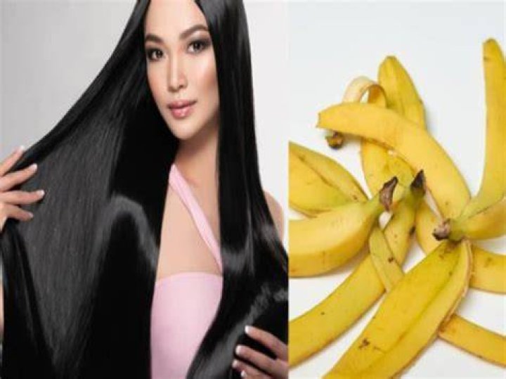What happens if we apply banana on hair?