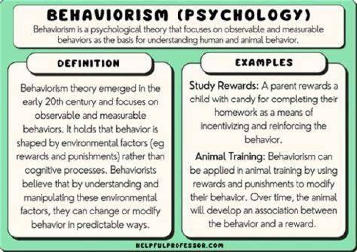 What is an example of Behaviourism?