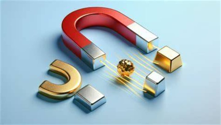 What is gold attracted to?