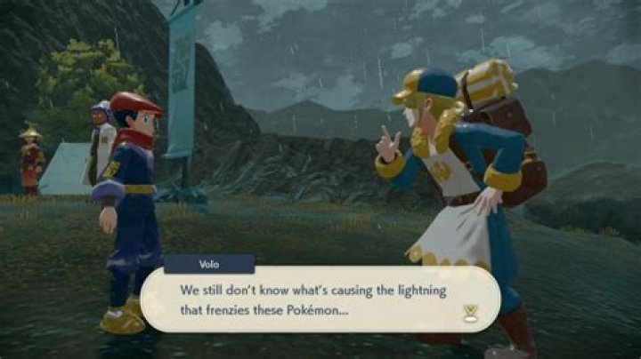 What Pokémon does Volo have legends arceus?