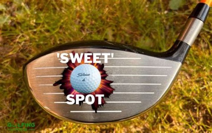 Where is the sweet spot on a driver?